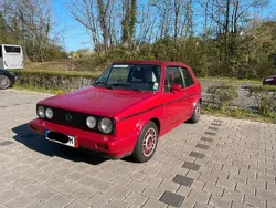 Rot Gebraucht 1990 VW Golf Cabriolet Cabrio | 9.900 €
