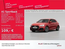 Rot Gebraucht 2024 Audi A1 Sportback S-Line Kleinwagen | 24.472 € (Fairer Preis)