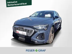 Plasmablau metallic Gebraucht 2023 Audi Q8 e-tron S-Line SUV | 56.880 € (Superpreis)