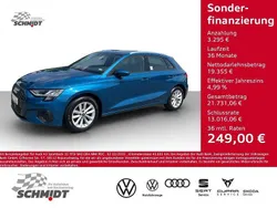 Blau Gebraucht 2022 Audi A3 Sportback Limousine | 22.650 € (Superpreis)