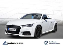 Gletscherweiß metallic (metallic) Gebraucht 2016 Audi TT Roadster S-Line Cabrio | 19.749 € (Fairer Preis)