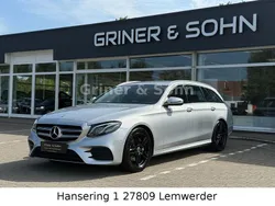 Silber Gebraucht 2018 Mercedes E220 AMG Kombi | 25.950 € (Fairer Preis)