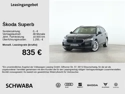 Onyxschwarz metallic Gebraucht 2024 Skoda Superb Selection Kombi | 50.410 €
