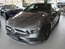Mountaingrau met. Gebraucht 2021 Mercedes A200 AMG line Limousine | 32.990 € (Teuer)