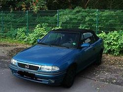 Blau metallic Gebraucht 1997 Opel Astra Cabriolet Edition Cabrio | 500 € (Superpreis)
