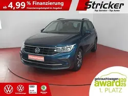 Blau (nightshade blue metallic) Gebraucht 2021 VW Tiguan Life SUV | 22.449 € (Superpreis)