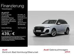 Silber Gebraucht 2024 Audi Q7 S-Line SUV | 69.980 € (Superpreis)