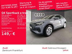 Grau Gebraucht 2022 Audi Q4 Sportback e-tron Basis SUV | 23.780 € (Guter Preis)