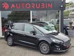 Schwarz Gebraucht 2018 Ford S-MAX Titanium Van / Kleinbus | 21.700 € (Teuer)