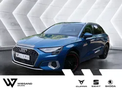Blau Gebraucht 2021 Audi A3 Sportback e-tron Advanced Limousine | 22.935 € (Fairer Preis)