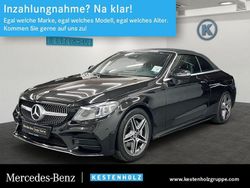 Obsidianschwarz Gebraucht 2020 Mercedes C200 AMG Cabrio | 31.890 € (Teuer)