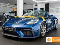 Blau Gebraucht 2020 Porsche 718 Spyder Sport Cabrio | 109.900 € (Guter Preis)