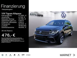 Schwarz Gebraucht 2024 VW Tiguan Allspace R-line SUV | 47.980 € (Teuer)