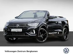 Schwarz Gebraucht 2024 VW T-Roc Cabriolet R-line Cabrio | 38.444 € (Etwas zu teuer)