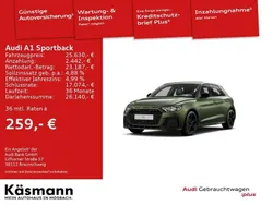 Distriktgrün metallic Gebraucht 2025 Audi A1 Sportback Advanced Plus Kleinwagen | 25.630 € (Guter Preis)