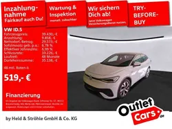 Gletscherweiß metallic schwarz Gebraucht 2024 VW ID.5 Pro SUV | 39.430 € (Guter Preis)