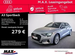 Florettsilber metallic (metallic) Gebraucht 2024 Audi A3 Sportback e-tron Advanced Limousine | 32.839 € (Teuer)