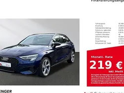 Blau Gebraucht 2022 Audi A3 Sportback Advanced Plus Limousine | 26.180 € (Fairer Preis)