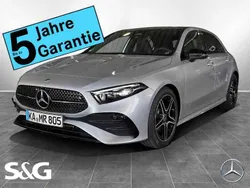 Metalliclack hightechsilber Gebraucht 2025 Mercedes A200 AMG Limousine | 40.699 €