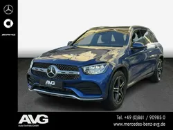 lack spektralblau Gebraucht 2022 Mercedes GLC300e AMG SUV | 34.990 € (Etwas zu teuer)