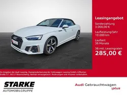 Gletscherweiß metallic Gebraucht 2024 Audi A5 Cabriolet S-Line Cabrio | 42.690 € (Guter Preis)