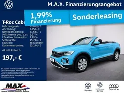 Blau Gebraucht 2023 VW T-Roc Cabriolet Style Cabrio | 30.689 € (Guter Preis)