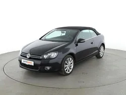 Schwarz Gebraucht 2015 VW Golf Cabriolet LOUNGE Cabrio | 13.380 €