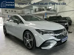 Manufaktur alpingrau uni Gebraucht 2022 Mercedes EQE AMG 43 AMG Limousine | 59.999 € (Guter Preis)