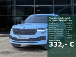 Moonweiss metallic Gebraucht 2024 Skoda Kodiaq SportLine SUV | 44.980 € (Guter Preis)