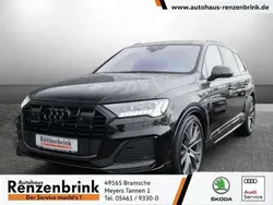 Schwarz (mythosschwarz metallic) Gebraucht 2021 Audi Q7 S-Line SUV | 63.847 € (Teuer)