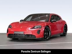 Rot Gebraucht 2022 Porsche Taycan Turbo S Sport Turismo Limousine | 84.890 € (Superpreis)