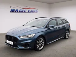 Chromablau metallic (metallic) Gebraucht 2019 Ford Mondeo ST-Line Kombi | 22.900 € (Teuer)