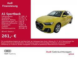 Pythongelb metallic Gebraucht 2021 Audi A1 S-Line Kleinwagen | 21.390 € (Etwas zu teuer)
