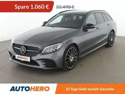 Grau Gebraucht 2019 Mercedes C300 AMG line Limousine | 31.700 € (Etwas zu teuer)