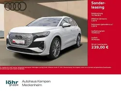 Gletscherweiß metallic Gebraucht 2024 Audi Q4 e-tron S-Line SUV | 53.990 €
