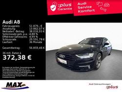 Mythosschwarz metallic (metallic) Gebraucht 2021 Audi A8 Ambiente Limousine | 51.879 € (Guter Preis)