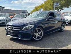 Blau Gebraucht 2016 Mercedes C220 AMG line Limousine | 18.460 € (Fairer Preis)