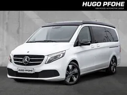 Bergkristallweiss (weiß metallic) Gebraucht 2021 Mercedes V250 Marco Polo Van / Kleinbus | 49.700 € (Guter Preis)