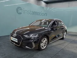 Schwarz Gebraucht 2024 Audi A3 Sportback S-Line Limousine | 36.130 € (Guter Preis)