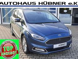 Chromablau metallic Gebraucht 2019 Ford S-MAX Vignale Van / Kleinbus | 26.990 € (Etwas zu teuer)