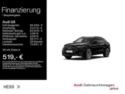 Mythosschwarz metallic Gebraucht 2024 Audi Q8 S-Line SUV | 86.499 € (Teuer)