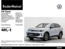 Oyster silver metallic Gebraucht 2025 VW Tiguan Goal SUV | 46.930 € (Superpreis)