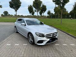 Silber Gebraucht 2017 Mercedes E200 AMG line Kombi | 25.400 € (Guter Preis)
