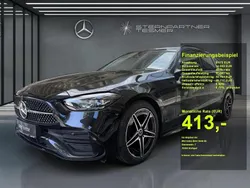Schwarz Gebraucht 2024 Mercedes C180 AMG Limousine | 36.990 € (Fairer Preis)