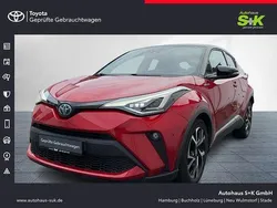 Karminarot metallic / dach schwarz Gebraucht 2020 Toyota C-HR Plus SUV | 19.970 € (Fairer Preis)