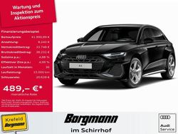 Schwarz Gebraucht 2025 Audi A3 Sportback S-Line Limousine | 41.991 € (Fairer Preis)