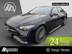 Obsidianschwarz Gebraucht 2024 Mercedes C200 AMG Limousine | 43.644 € (Etwas zu teuer)