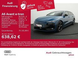 Blau Gebraucht 2025 Audi A6 e-tron S-Line Kombi | 65.910 € (Superpreis)