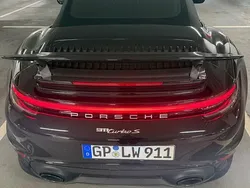Schwarz Gebraucht 2021 Porsche 911 Turbo S Cabriolet Cabrio | 222.000 € (Superpreis)