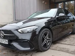 Obsidianschwarz metalliclack Gebraucht 2023 Mercedes C220 AMG line Limousine | 41.990 € (Etwas zu teuer)